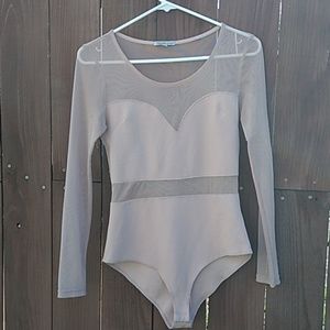 Beige bodysuit